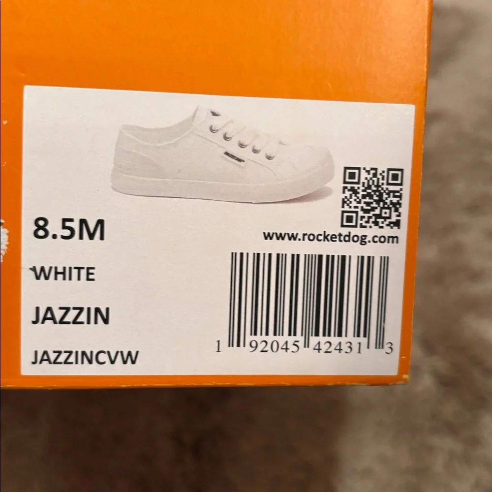 NWT ROCKET DOG Jazzin White Canvas Sneakers tennis shoes 8.5 - Picture 12 of 12